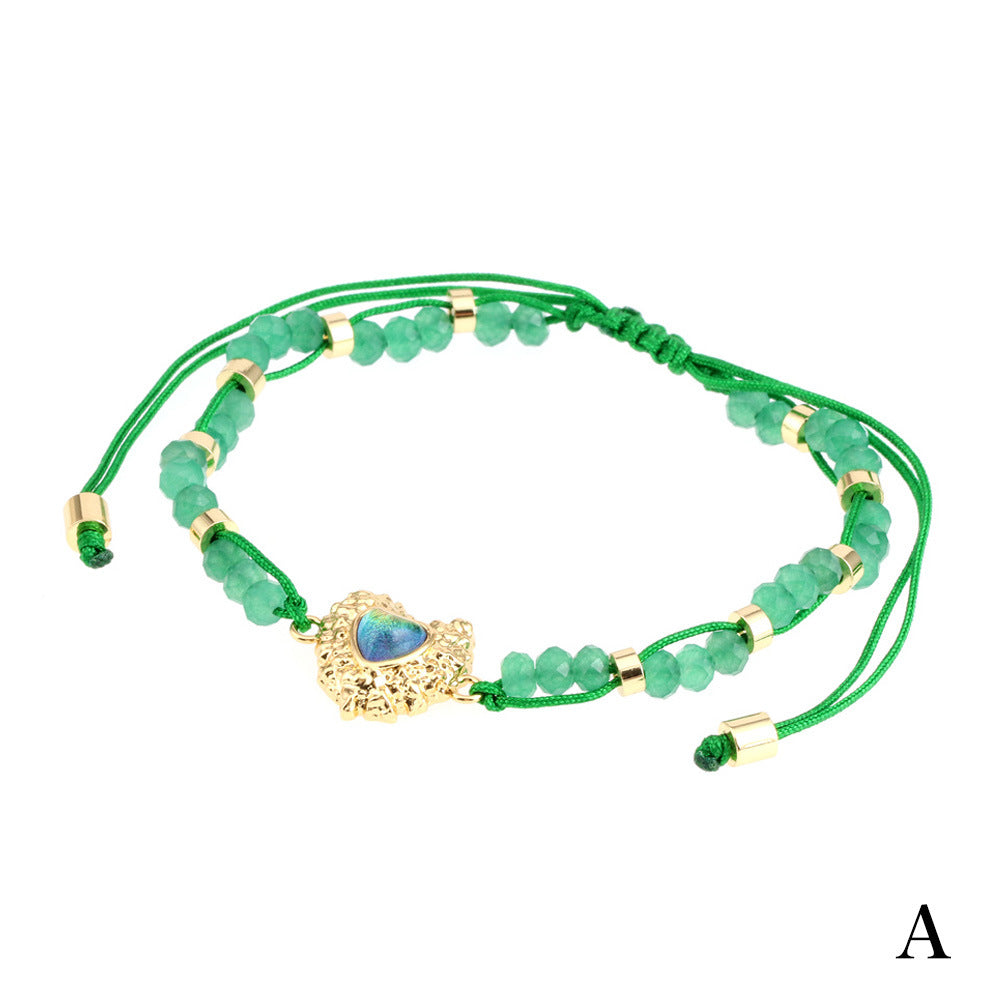 Pulseras Cobre Corazon Miyuki al por mayor